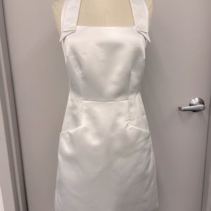 BCBG white halter style dress